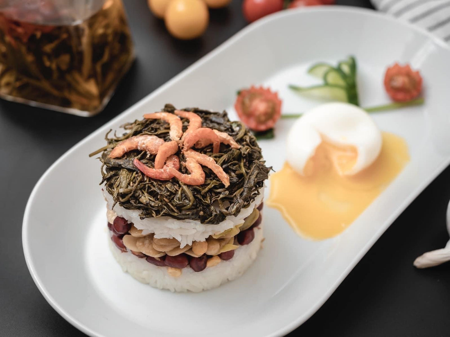 Organic Fermented Sesame Tea Leaf (Non Spicy)