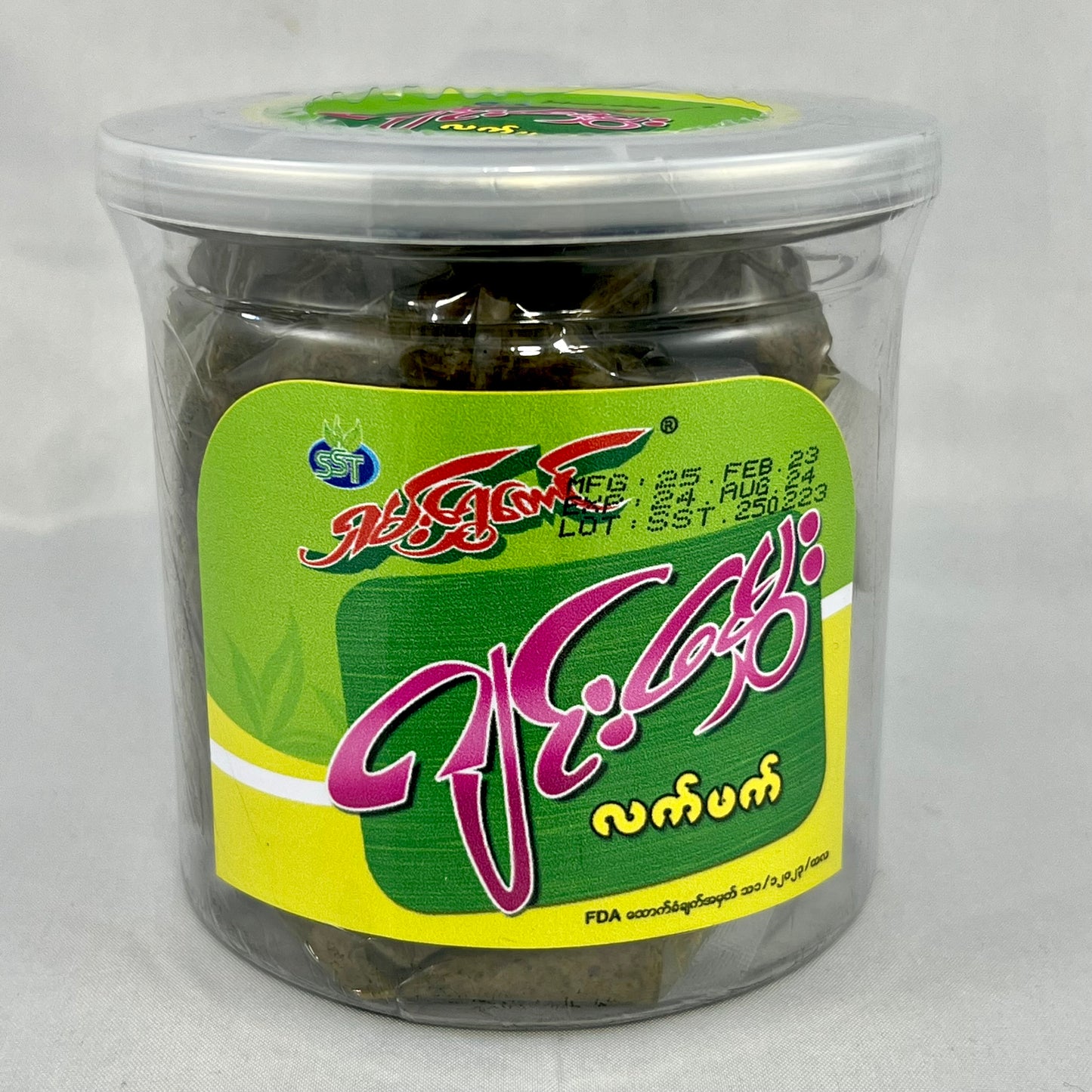 Fermented Tea Paste (Medium Spicy) Ginger Flavor