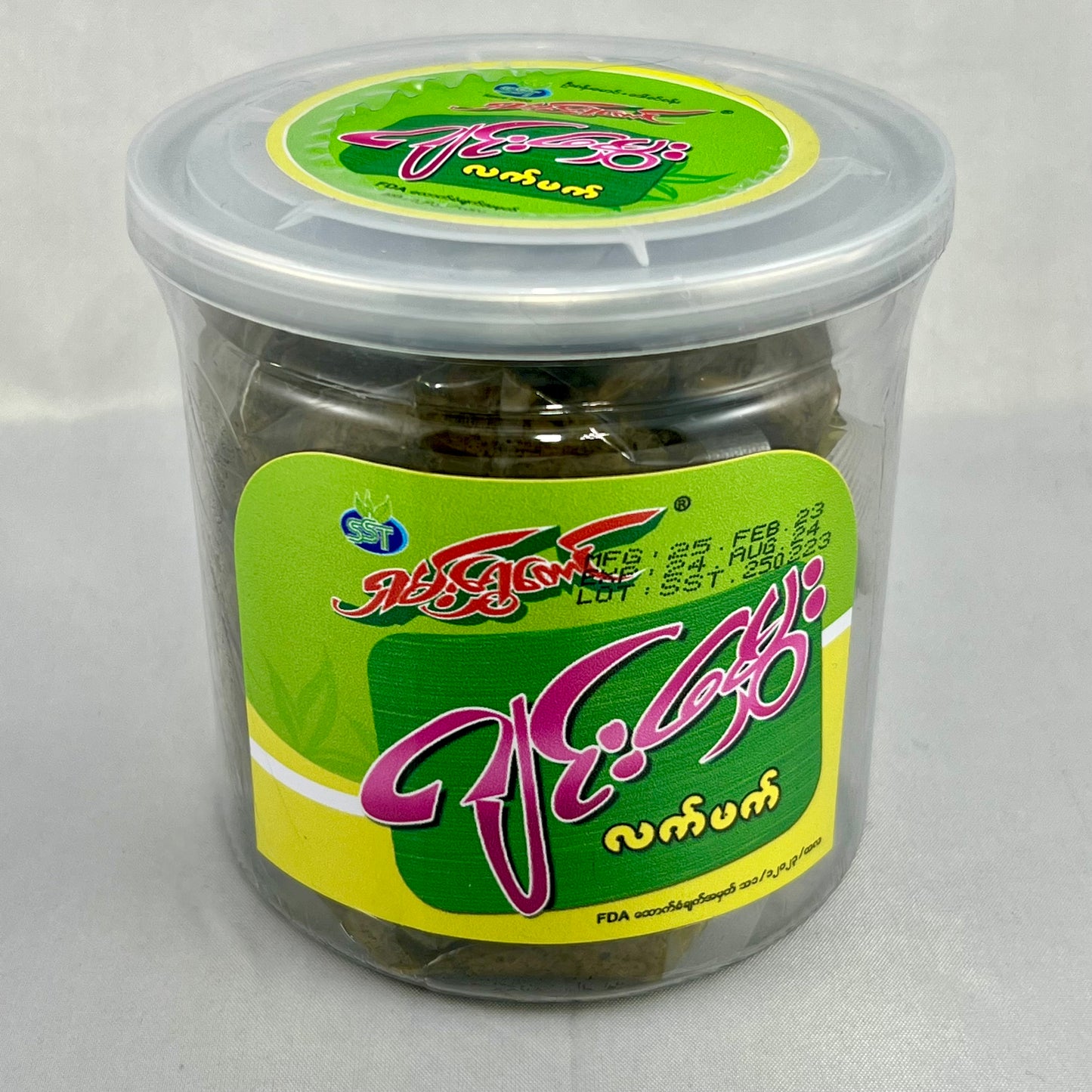Fermented Tea Paste (Medium Spicy) Ginger Flavor